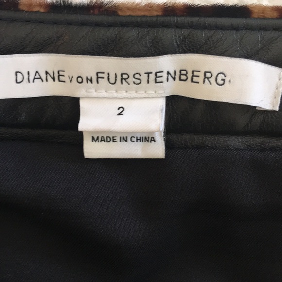 Diane von Furstenberg calf hair mini skirt - Picture 4 of 4